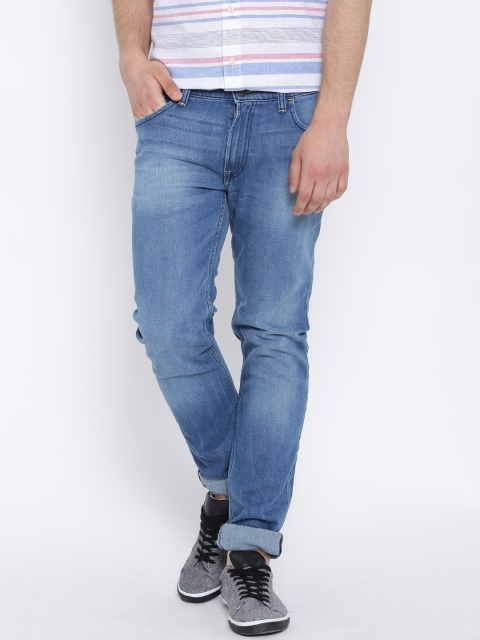 

Lee Blue Washed Bruce Skinny Fit Jeans