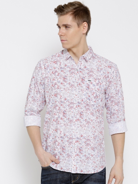 

Lee Multicoloured Printed Smart Slim Fit Casual Shirt, Multi