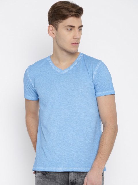 

Lee Blue Washed Effect T-shirt
