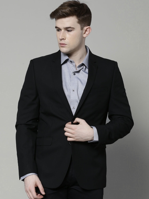 

Marks & Spencer Black Single-Breasted Super-Slim Fit Blazer