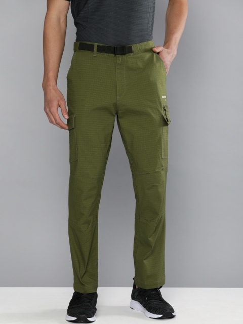 

HRX by Hrithik Roshan Men Khaki Trousers