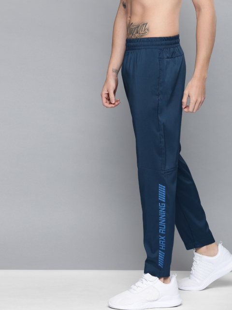 

HRX by Hrithik Roshan Men Blue Straight Fit Running Track Pants