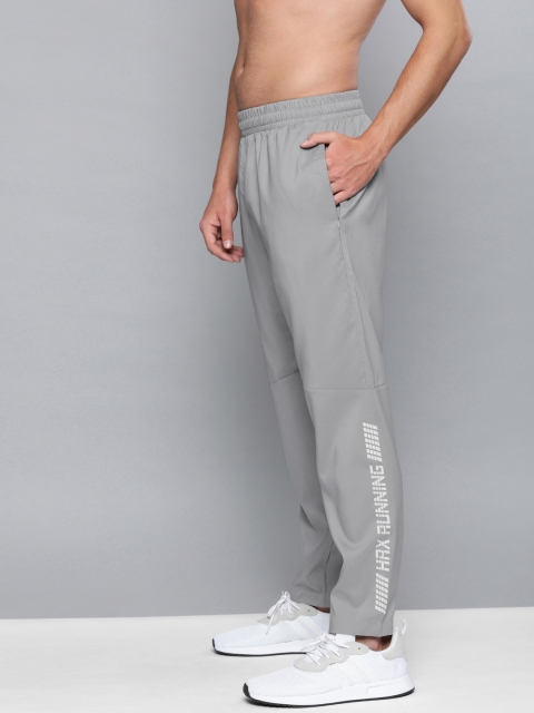 

HRX by Hrithik Roshan Men Grey Straight Fit Running Track Pants