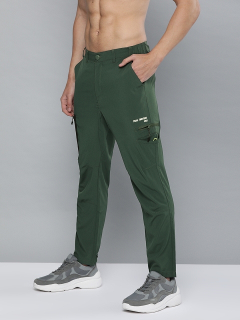 

HRX by Hrithik Roshan Men Olive Green Trousers