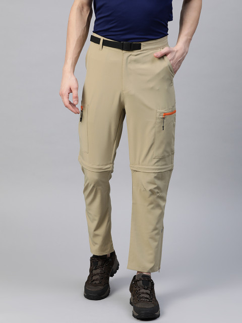 

HRX by Hrithik Roshan Men Beige Detachable Outdoor Trousers