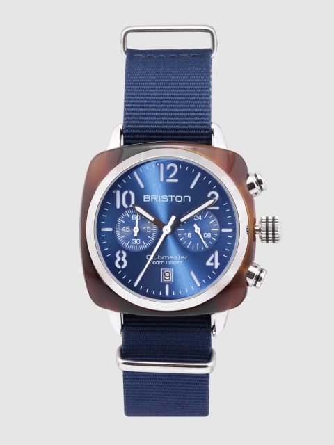 

BRISTON Men Blue CLUBMASTER CLASSIC Analogue Watch 15140.SA.T.9.NNB