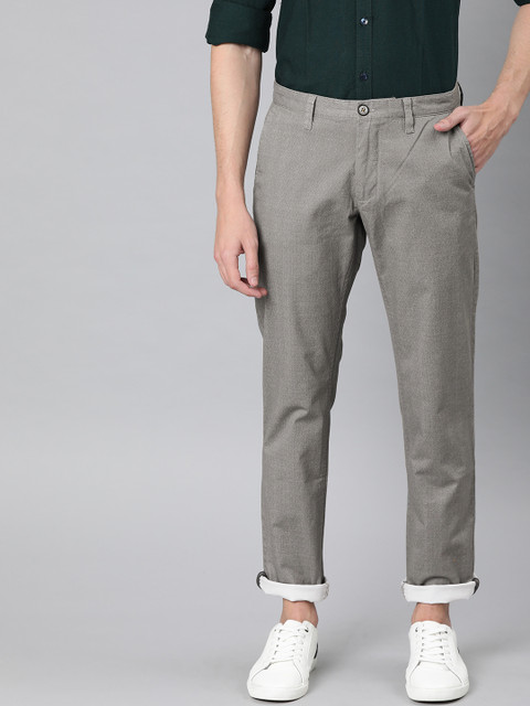 

Louis Philippe Sport Men Grey Slim Fit Solid Regular Trousers