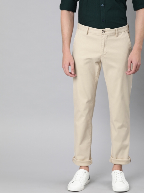 

Louis Philippe Sport Men Beige Slim Fit Solid Regular Trousers