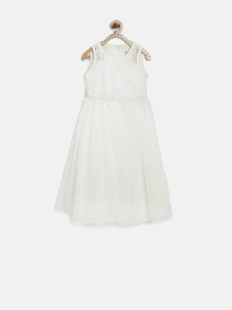 

Tiny Girl Off-White Lace Maxi Dress