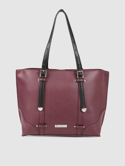 

Mast & Harbour Burgundy Solid Shoulder Bag