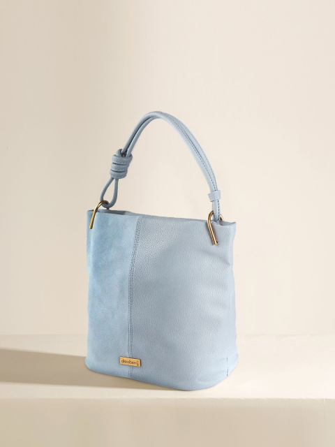 

DressBerry Women Blue Saffiano Effect Shoulder Bag