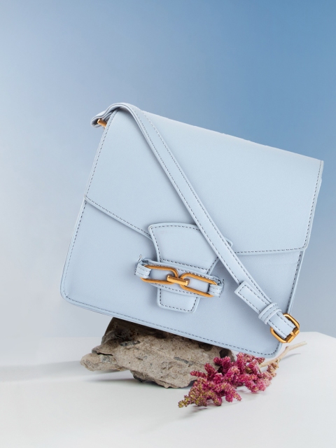 

Mast & Harbour Women Blue Solid Sling Bag