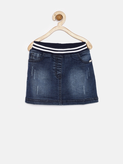 

Tiny Girl Blue Washed Denim Mini Skirt
