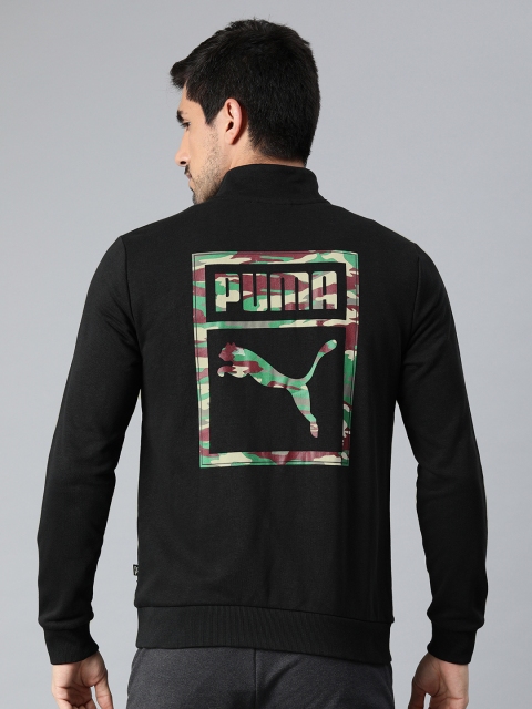 

Puma Men Black Printed Sporty Jacket