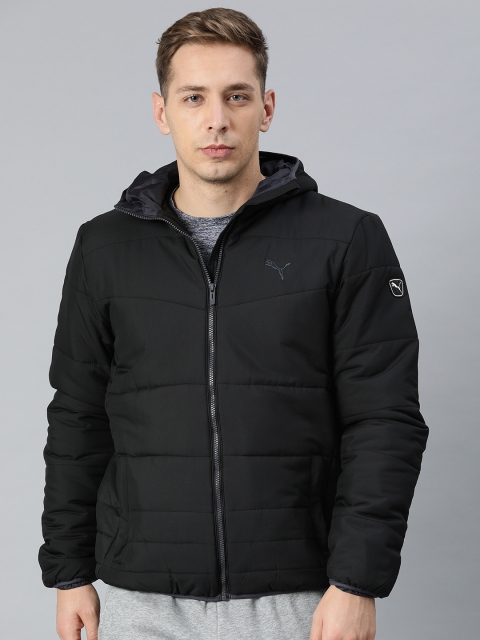 

Puma Men Black Solid Padded Jacket