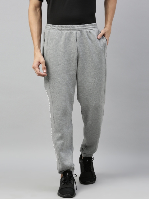 

PUMA Motorsport Men Grey Melange Straight Fit Solid Joggers with Side Taping