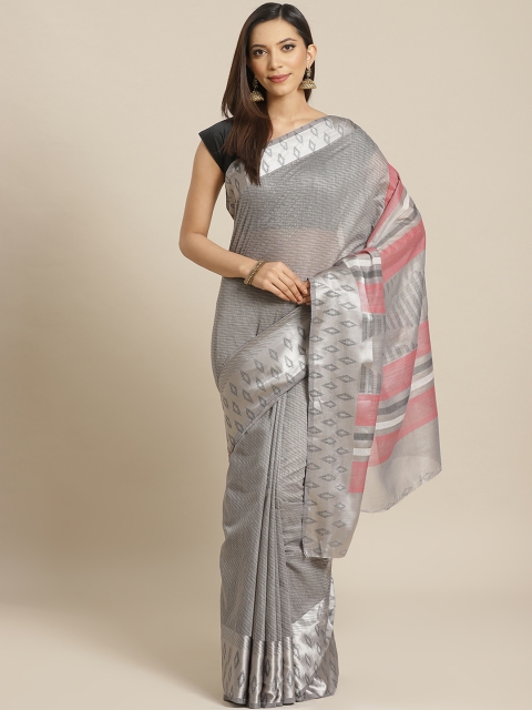

Vipul Grey Printed Saree