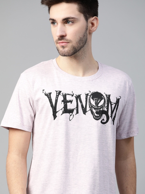 

Kook N Keech Marvel Men White Black Typography Printed Pure Cotton T-shirt