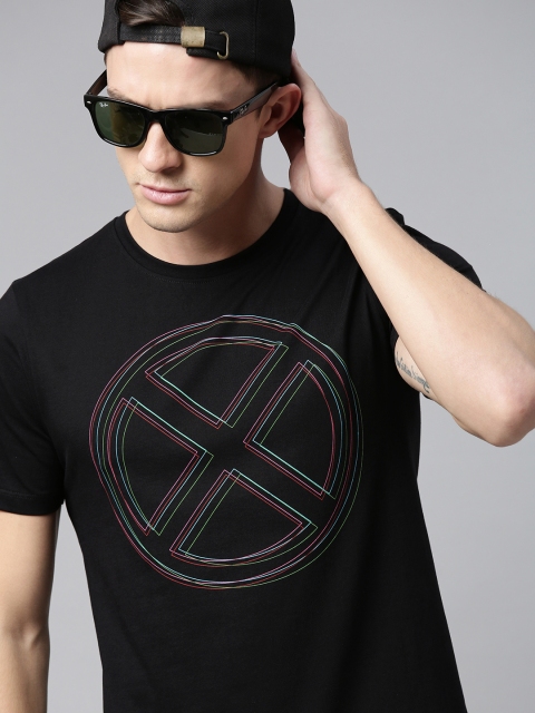 

Kook N Keech Marvel Men Black X-Men Printed T-shirt