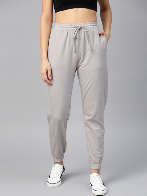 

VividArtsy Women Grey Solid Jogger