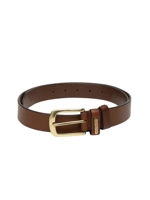 

Hidesign Men Tan Brown Solid Leather Belt