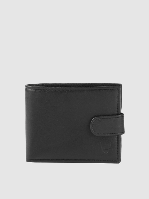 

Hidesign Men Black Solid Two Fold Wallet