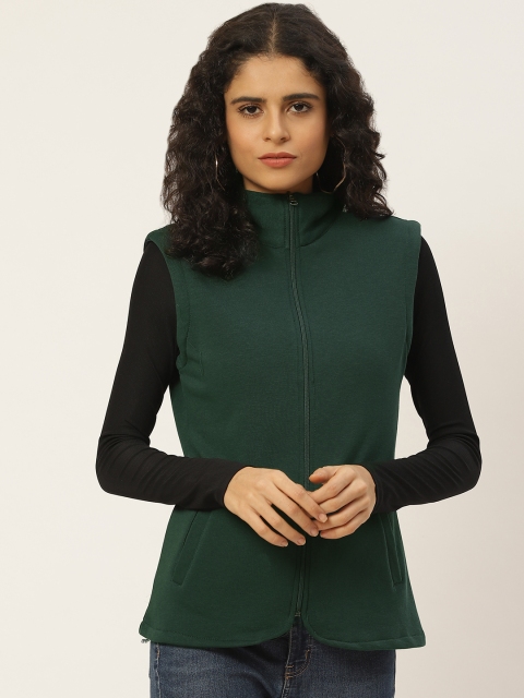 

WISSTLER Women Green Solid Tailored Jacket