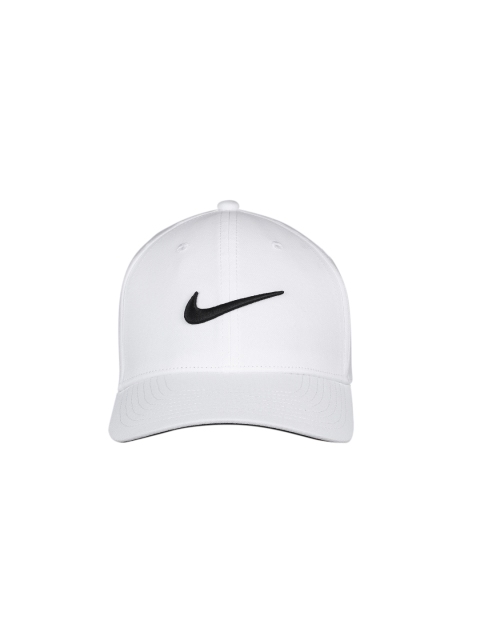 

Nike Unisex White Embroidered Dri-fit Legacy 9 Training Cap