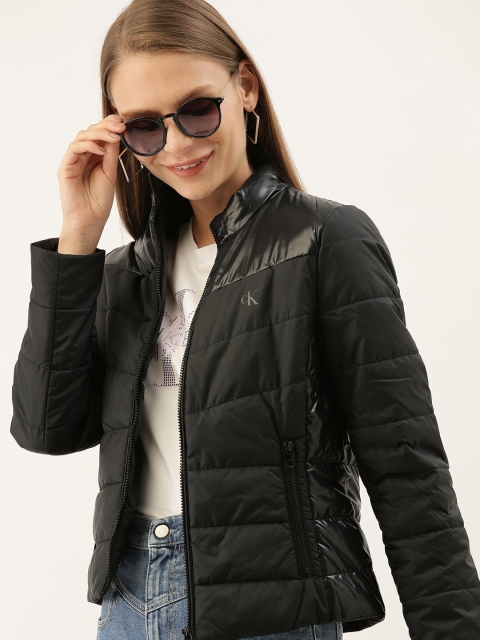 

Calvin Klein Jeans Women Black Solid Padded Jacket