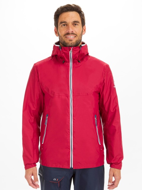 

Tribord By Decathlon Men Red Solid Waterproof Sailing 100 Rain Jacket