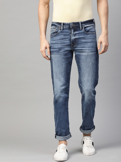 

AMERICAN EAGLE OUTFITTERS Men Blue Slim Fit Mid-Rise Clean Look Stretchable Jeans