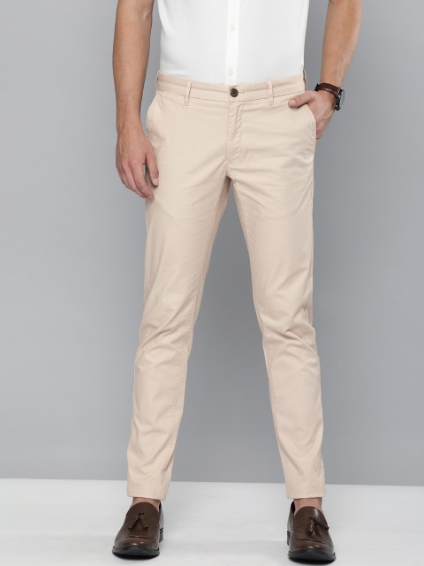 

Indian Terrain Men Beige Brooklyn Fit Solid Regular Trousers