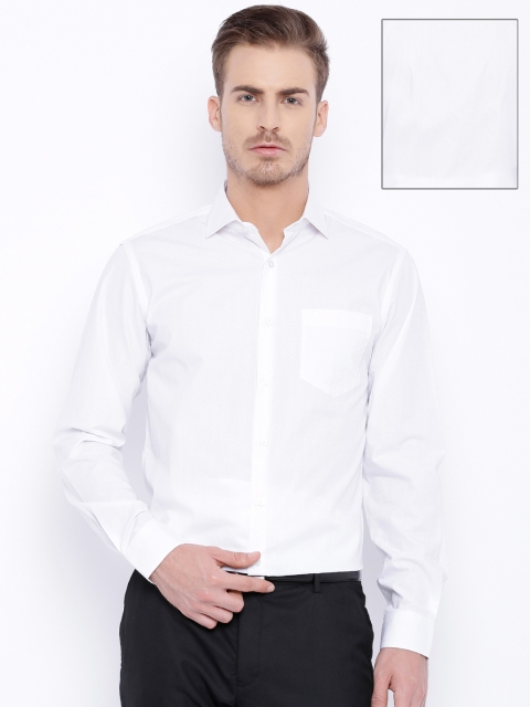 

Black Coffee White Slim Fit Formal Shirt