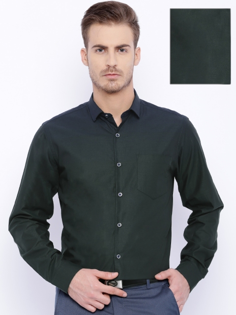 

Black Coffee Green Dyed Slim Formal Shirt