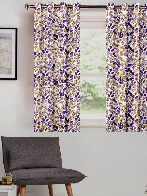 

SHIVANAA HOMES Multicoloured Single Curtain, Multi