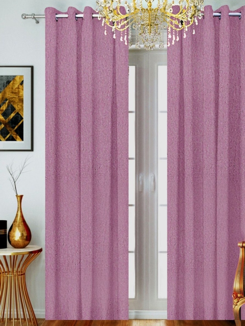

SHIVANAA HOMES Purple Single Curtain Curtain