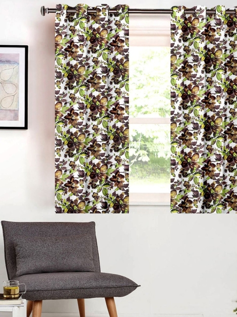 

SHIVANAA HOMES Multicoloured Single Curtain, Multi