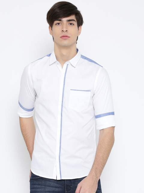 

United Colors of Benetton White Casual Shirt