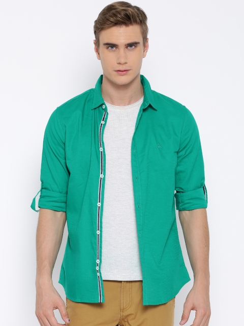

United Colors of Benetton Green Casual Shirt
