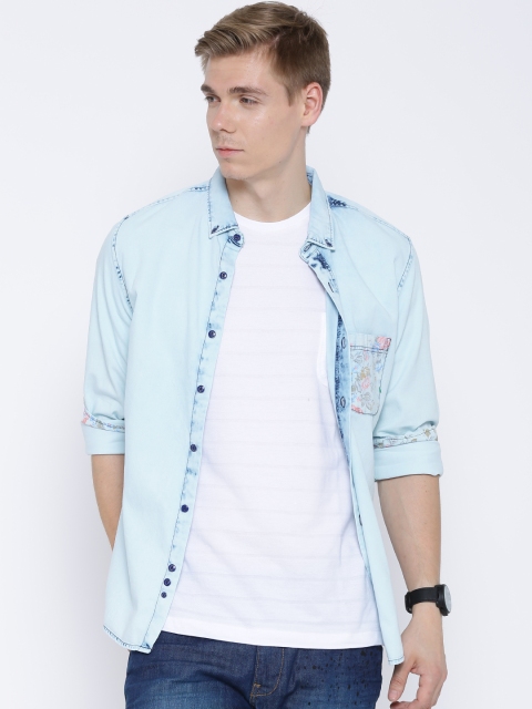 

United Colors of Benetton Blue Denim Shirt