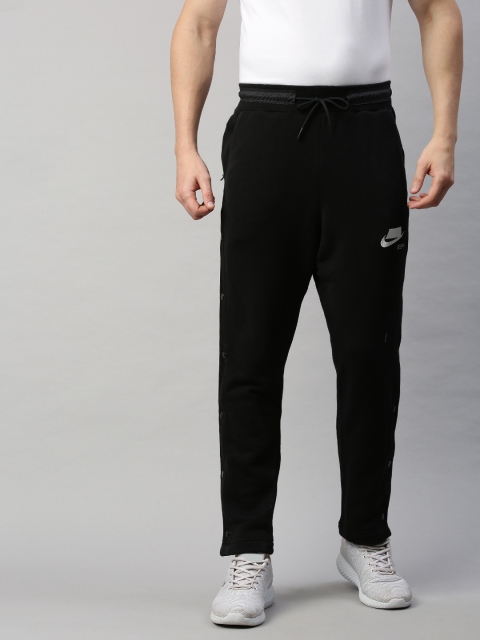 

Nike Men Black Solid Straight Fit Track Pants