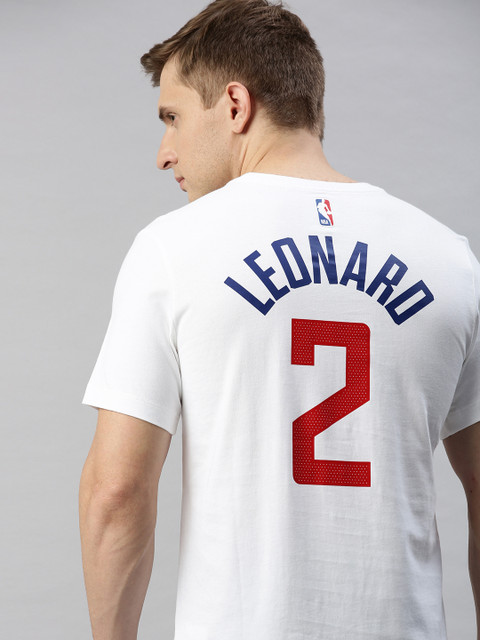 

Nike Men White Printed Round Neck T-shirt