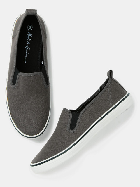 

Mast & Harbour Men Grey Slip-Ons
