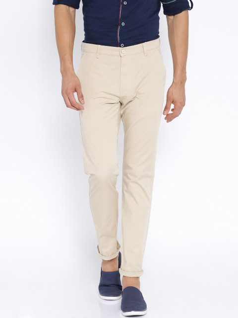 

Highlander Beige Casual Trousers
