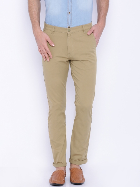 

Highlander Khaki Slim Fit Chino Trousers