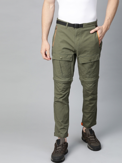 

HRX By Hrithik Roshan Men Winter Moss Detachable Outdoor Trousers, Olive