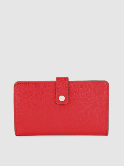 

MANGO Women Red Solid Two Fold Wallet