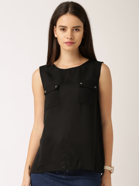 

ETHER Black Sleeveless Top