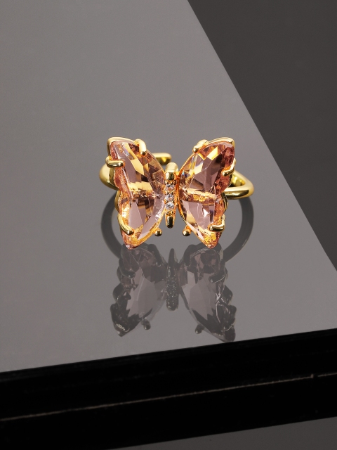 

TOKYO TALKIES X RUBANS Women Gold Handcrafted Ring