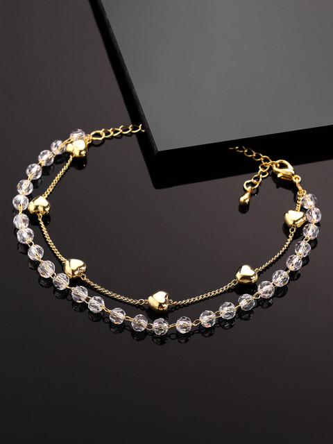 

TOKYO TALKIES X rubans FASHION ACCESSORIES Gold-Plated Alloy Handcrafted Link Bracelet